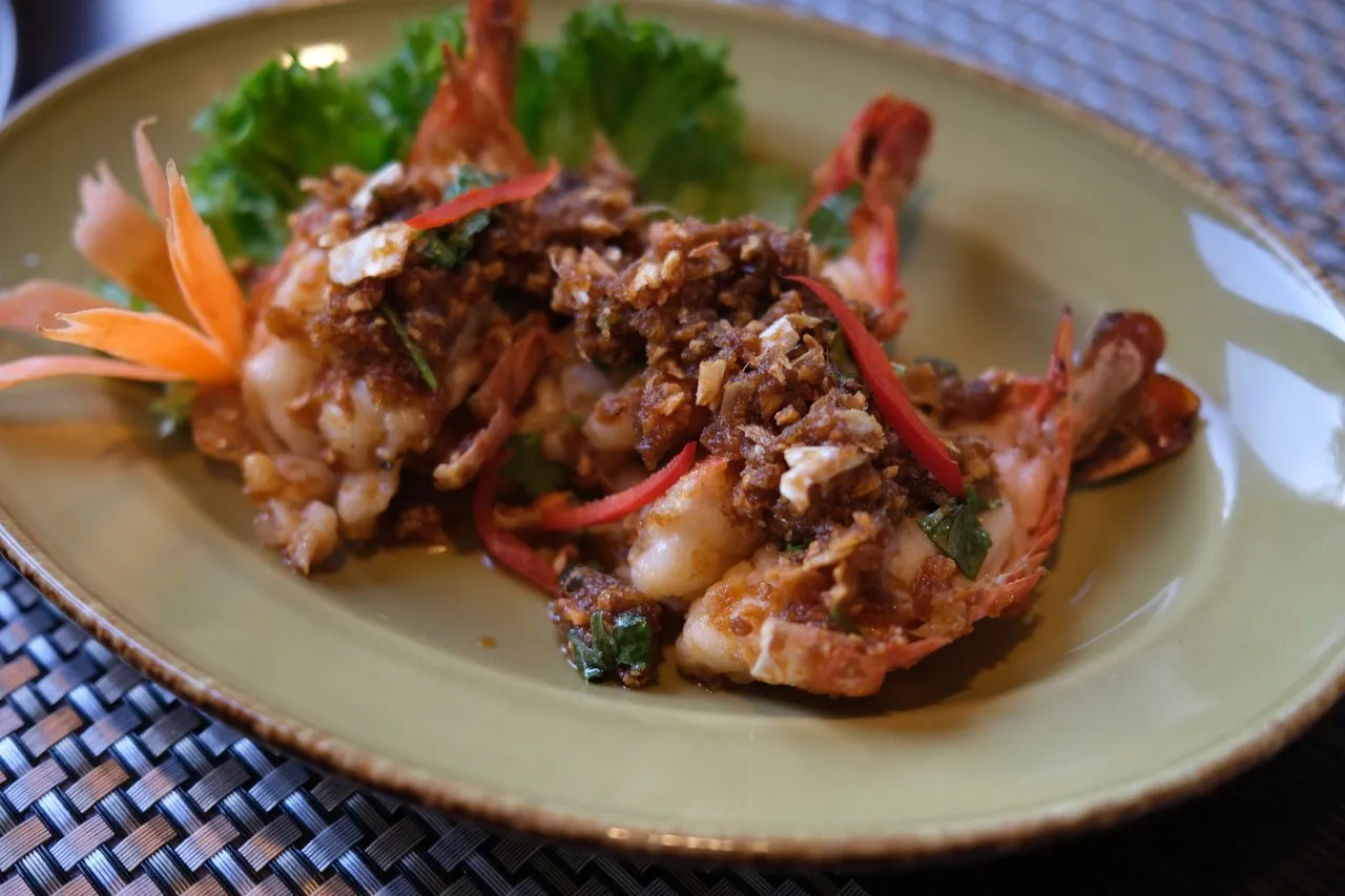 Garlic King Prawns