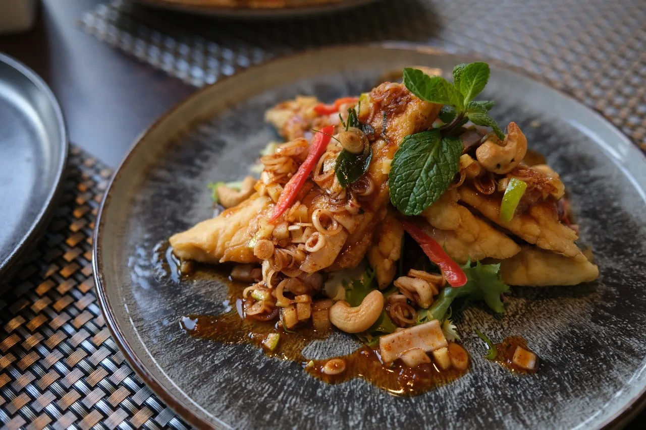 Garden Fish, Tamarind Glaze